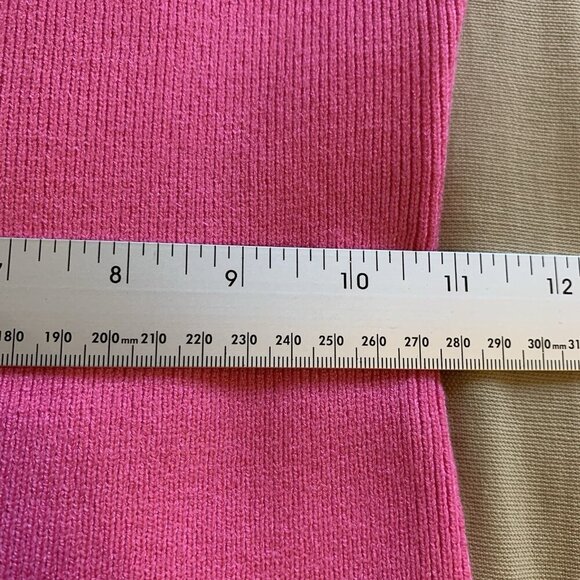 NWT Betsey Johnson Womens M Kaylee Mini Dress Barbie Pink Ribbed Cap Sleeves NEW - Picture 14 of 15